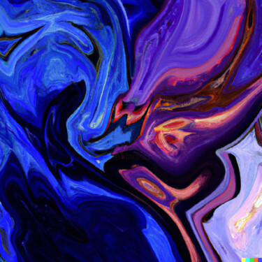 Digital Arts titled "Emotional Constella…" by Gerard Yadav, Original Artwork, AI generated image