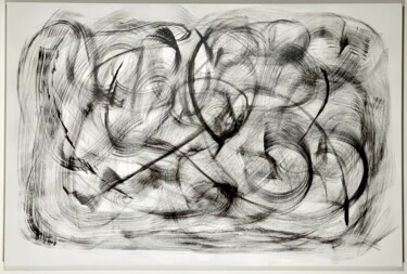 Картина под названием "Wind" - G. Bartist, Подлинное произведение искусства, Акрил Установлен на Деревянная рама для носилок