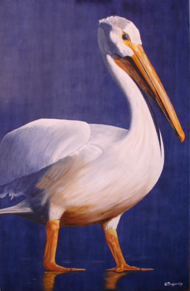 Peinture intitulée "pelican.jpg" par Gerard Dugardin, Œuvre d'art originale