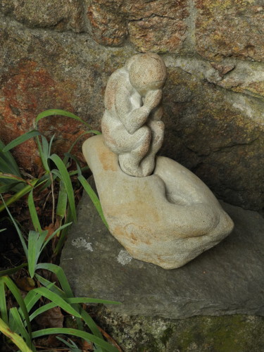 Sculpture titled "ABSENCE" by Gérard Didier, Original Artwork, Stone