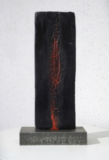 Скульптура под названием "BB 32" - Gérard Didier, Подлинное произведение искусства, Дерево