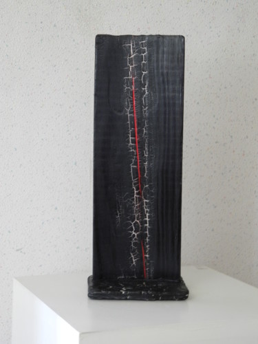 Скульптура под названием "BB43" - Gérard Didier, Подлинное произведение искусства, Дерево