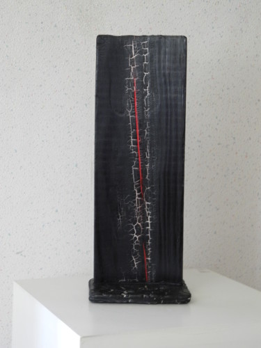 Sculpture titled "BB43" by Gérard Didier, Original Artwork, Wood