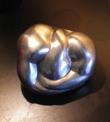 Sculpture titled "MEDITATION" by Gérard Didier, Original Artwork, Metals