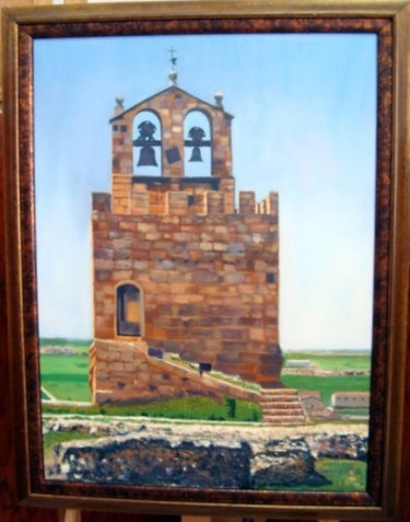Painting titled "La Martina -Ayllón(…" by Gerardo Rodriguez Granda, Original Artwork, Oil