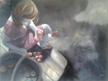 Pintura titulada "Lauryvan 2" por Gérard Simonin, Obra de arte original, Oleo