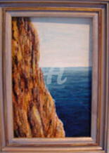Painting titled "Sardinia view" by Elen Gera, Original Artwork