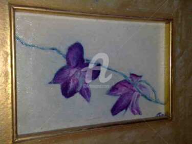 Painting titled "Orchids" by Elen Gera, Original Artwork, Oil