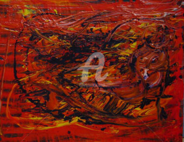 Painting titled "Martian" by Elen Gera, Original Artwork