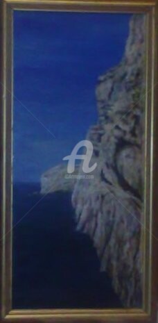 Painting titled "Neptune Caves, Sard…" by Elen Gera, Original Artwork, Oil