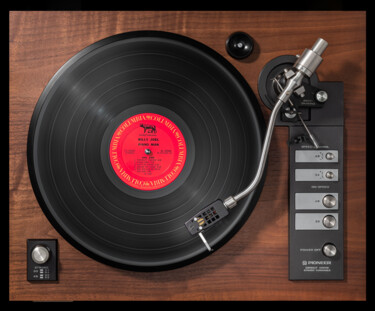 Photography titled "Vinylography 4 Bill…" by Gerd Schaller, Original Artwork, Digital Print Mounted on Aluminium