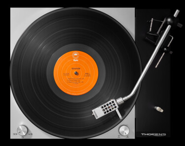 Fotografia zatytułowany „Vinylography 39 Bos…” autorstwa Gerd Schaller, Oryginalna praca, Fotografia cyfrowa Zamontowany na…