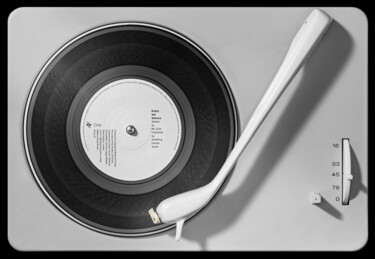 Photography titled "Vinylography Iconic…" by Gerd Schaller, Original Artwork, Digital Photography Mounted on Aluminium