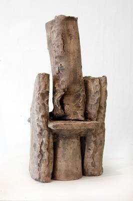 Skulptur mit dem Titel "Halterung II" von Gerd Reutter, Original-Kunstwerk
