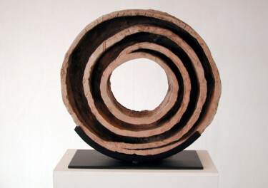 Escultura intitulada "Endlos" por Gerd Reutter, Obras de arte originais, Argila