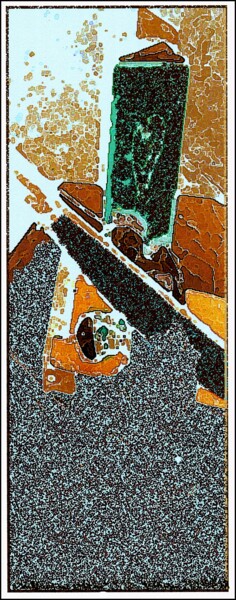 Printmaking titled ""Killing me softly"…" by Gerhard Pollheide, Original Artwork, Digital Print