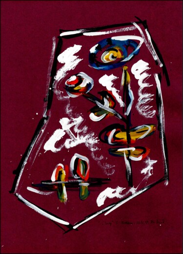 Картина под названием ""Enge 2"" - Gerhard Pollheide, Подлинное произведение искусства, Акрил