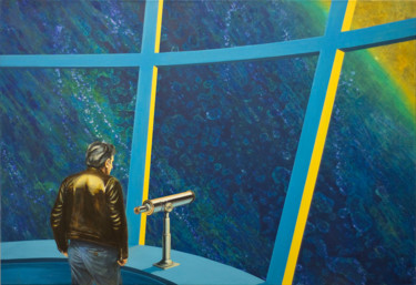 Pintura intitulada "Ein Ozean" por Gerhard Knell, Obras de arte originais, Acrílico