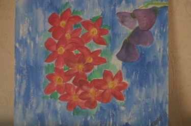 Peinture intitulée "Orchidées" par Florence Germain, Œuvre d'art originale