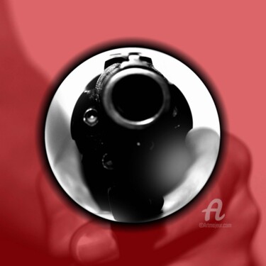 Digital Arts με τίτλο "Le Cercle Rouge" από Germaneart, Αυθεντικά έργα τέχνης, 2D ψηφιακή εργασία