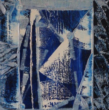Peinture intitulée "glace" par Germain Guénette, Œuvre d'art originale