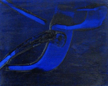 Peinture intitulée "ombre chinoise" par Germain Guénette, Œuvre d'art originale