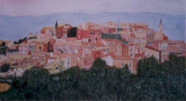 Peinture intitulée "ROUSILLON (Francia)" par Germanrrubio, Œuvre d'art originale