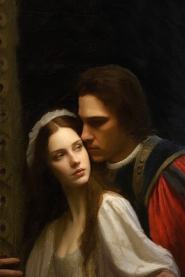 Arte digital titulada "Romeo Love Juliet :…" por Gerry Martinez, Obra de arte original, Pintura Digital
