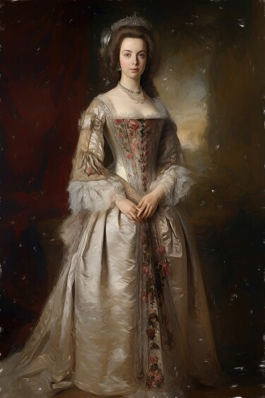 Digital Arts titled "The Honourable Mrs…" by Gerry Martinez, Original Artwork, Digital Painting