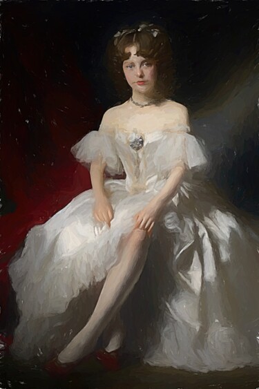 Digital Arts titled "Princess Sophia of…" by Gerry Martinez, Original Artwork, Digital Painting