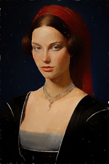 Arte digitale intitolato "Fortune Lady" da Gerry Martinez, Opera d'arte originale, Pittura digitale