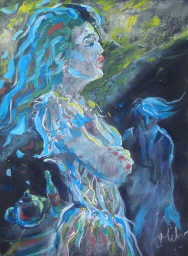 Pittura intitolato "Bright." da Gerry Miller, Opera d'arte originale, Acrilico