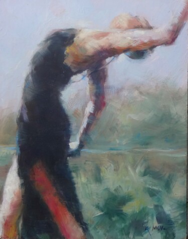 Painting titled "Skydance" by Gerry Miller, Original Artwork, Oil