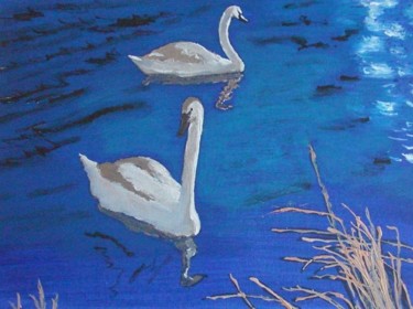 Painting titled "Ugly Ducklings?" by Gerry Taylor, Original Artwork, Oil