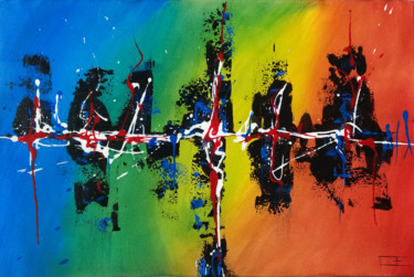 Peinture intitulée "DAFT" par Géry Flag, Œuvre d'art originale, Acrylique