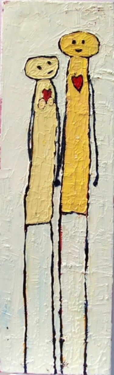 Painting titled "...und übrig bliebe…" by Gesa Friede, Original Artwork