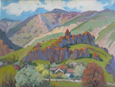 Painting titled "Bjni" by Gevorg Avagyan, Original Artwork