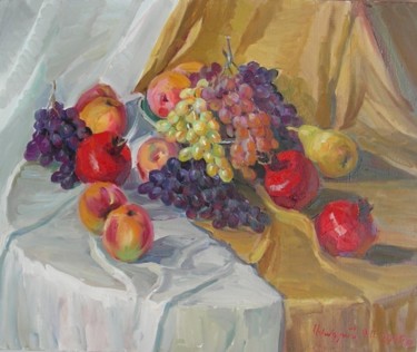 Painting titled "Armenian fruits" by Gevorg Avagyan, Original Artwork