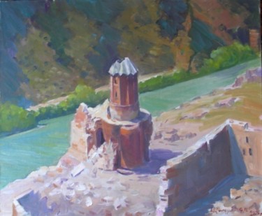 Painting titled "Ruins of St Hripsim…" by Gevorg Avagyan, Original Artwork