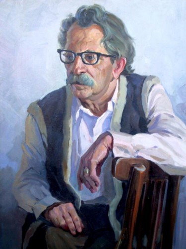 Painting titled "Actor Alexander Hov…" by Gevorg Avagyan, Original Artwork