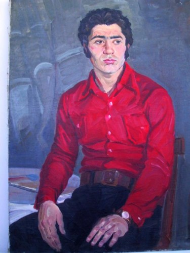 Painting titled "Ashot" by Gevorg Avagyan, Original Artwork