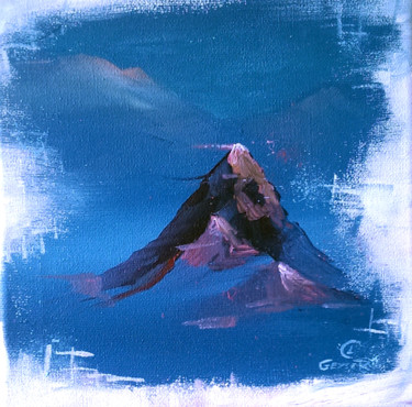 Peinture intitulée "montagne.jpg" par Geyser, Œuvre d'art originale, Acrylique