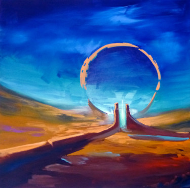 Peinture intitulée "vents-des-globes02.…" par Geyser, Œuvre d'art originale, Acrylique