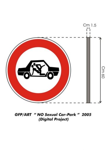 Digital Arts titled "No Sexual car-park" by Gianfranco Pulitano, Original Artwork