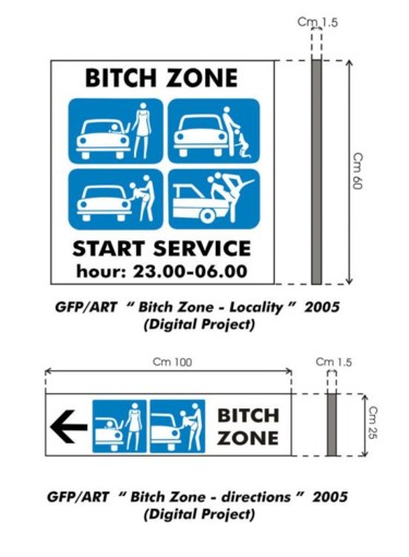 Digital Arts titled "Bitch zone" by Gianfranco Pulitano, Original Artwork