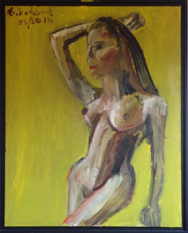 Painting titled "Charlotte" by Gilbert Froissard, Original Artwork