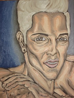 Painting titled "Model 1" by Ggf, Original Artwork, Oil