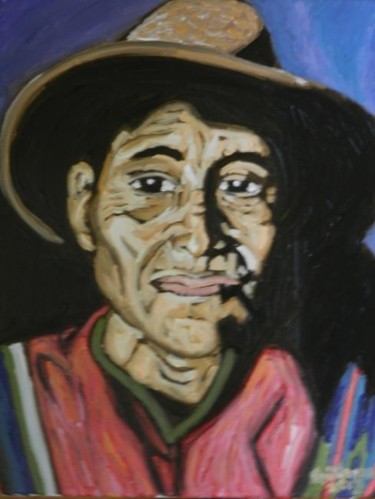 Painting titled "mexican" by Ggf, Original Artwork