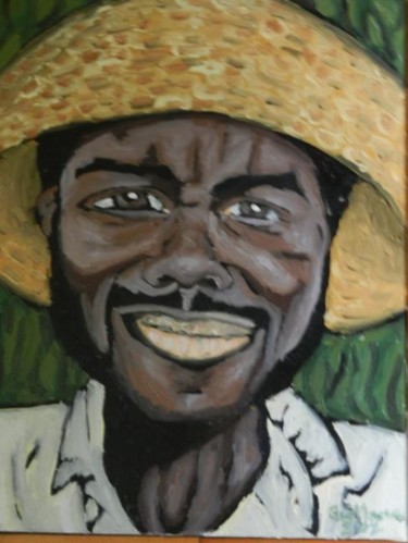 Painting titled "african" by Ggf, Original Artwork