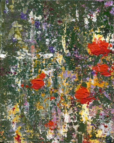 Painting titled ""Field flowers"" by Galina Khabarova, Original Artwork, Acrylic